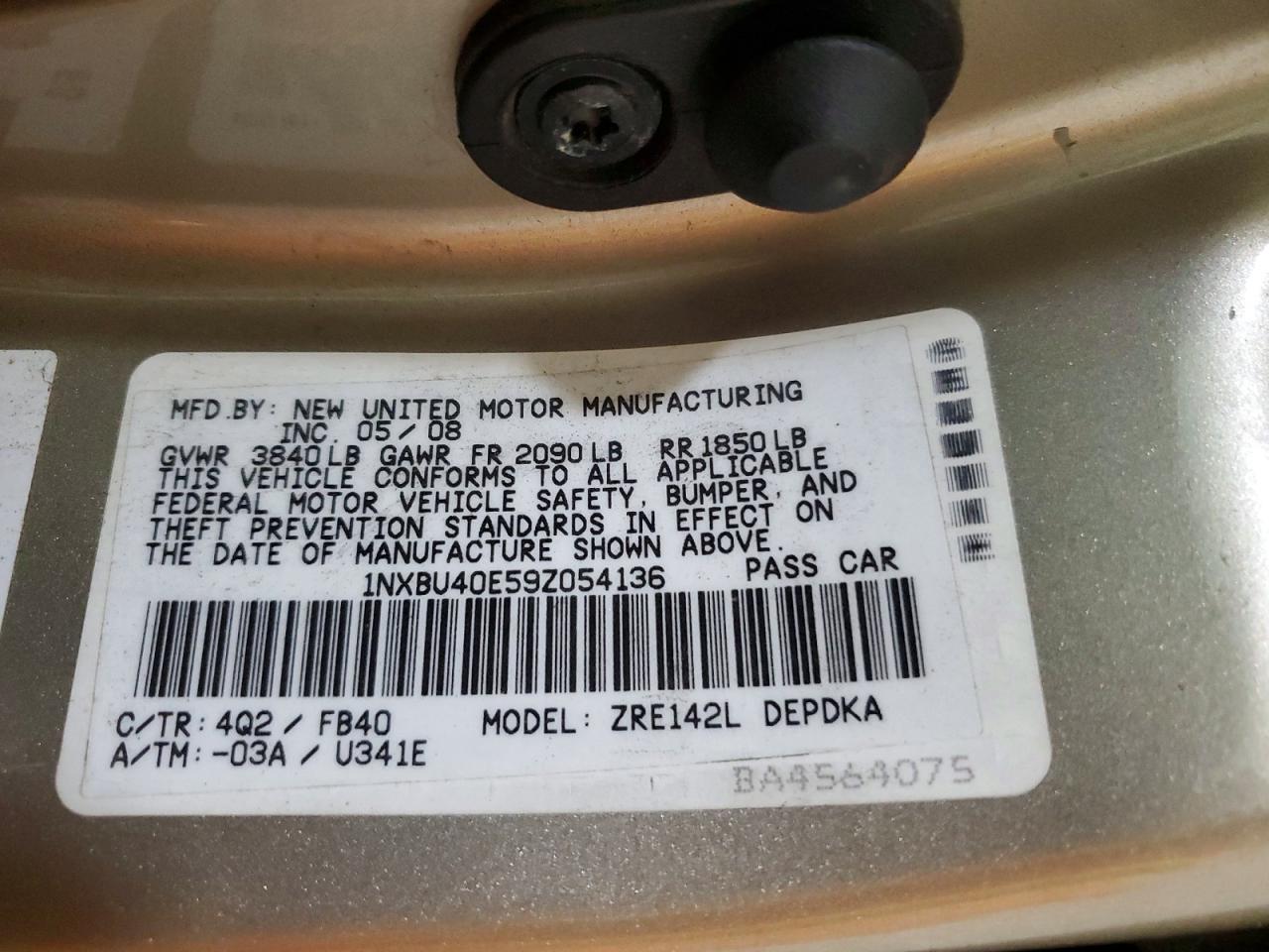 Toyota Corolla Le