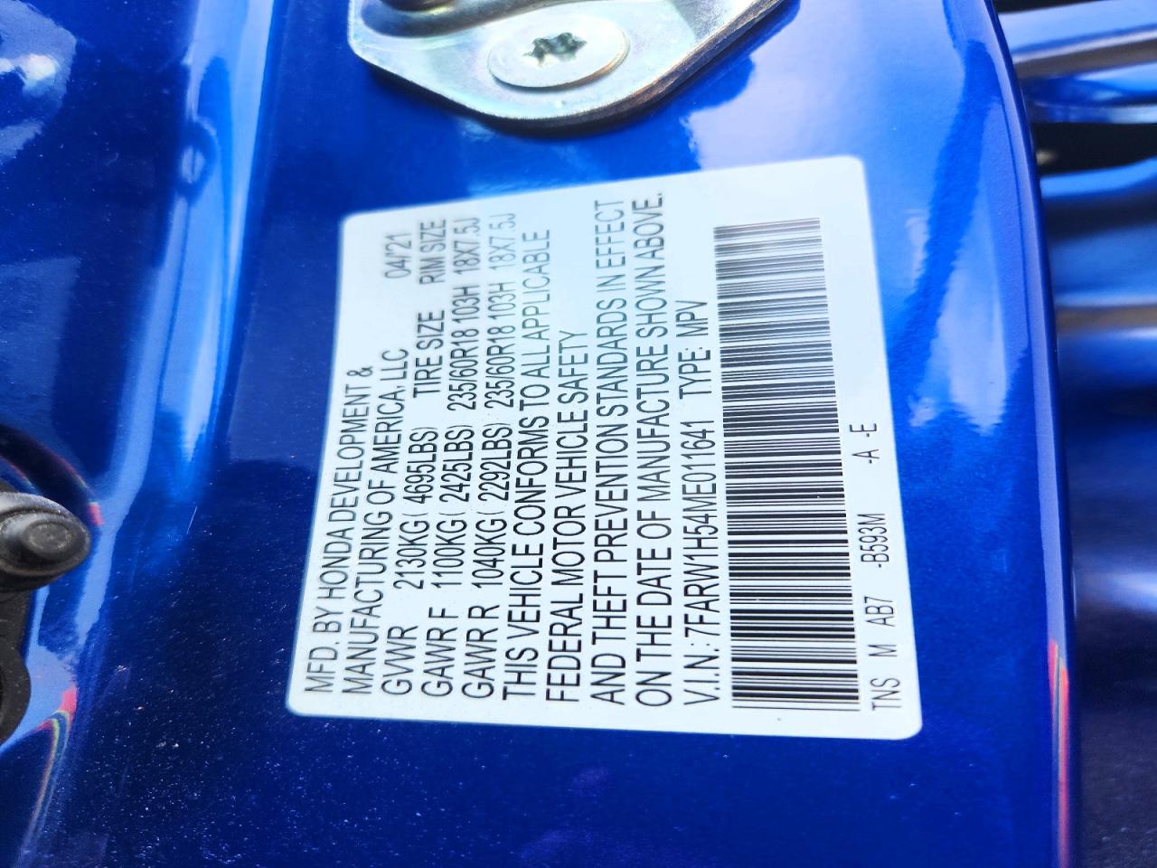 Honda Crv Ex