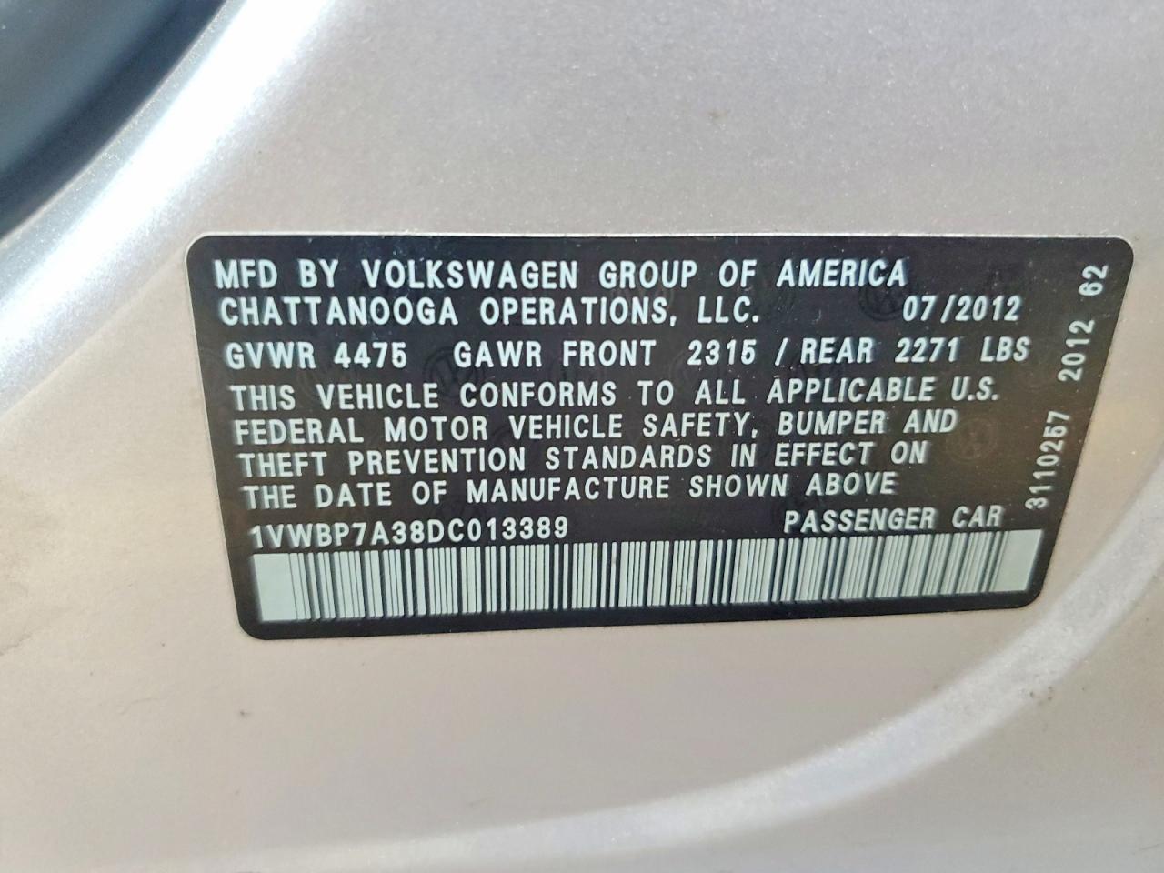 Volkswagen Passat Se