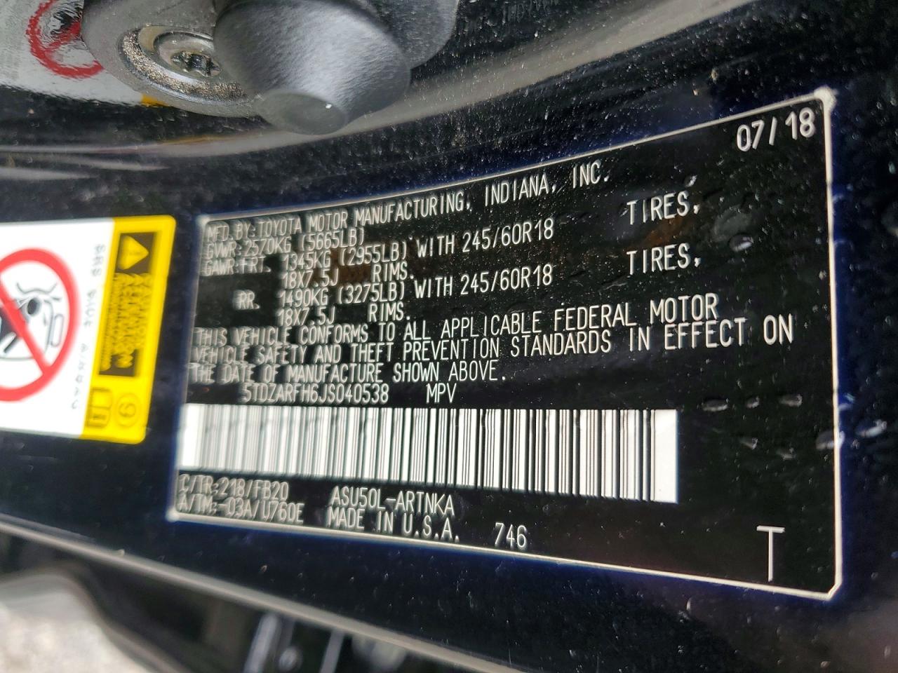 Toyota Highlander Le