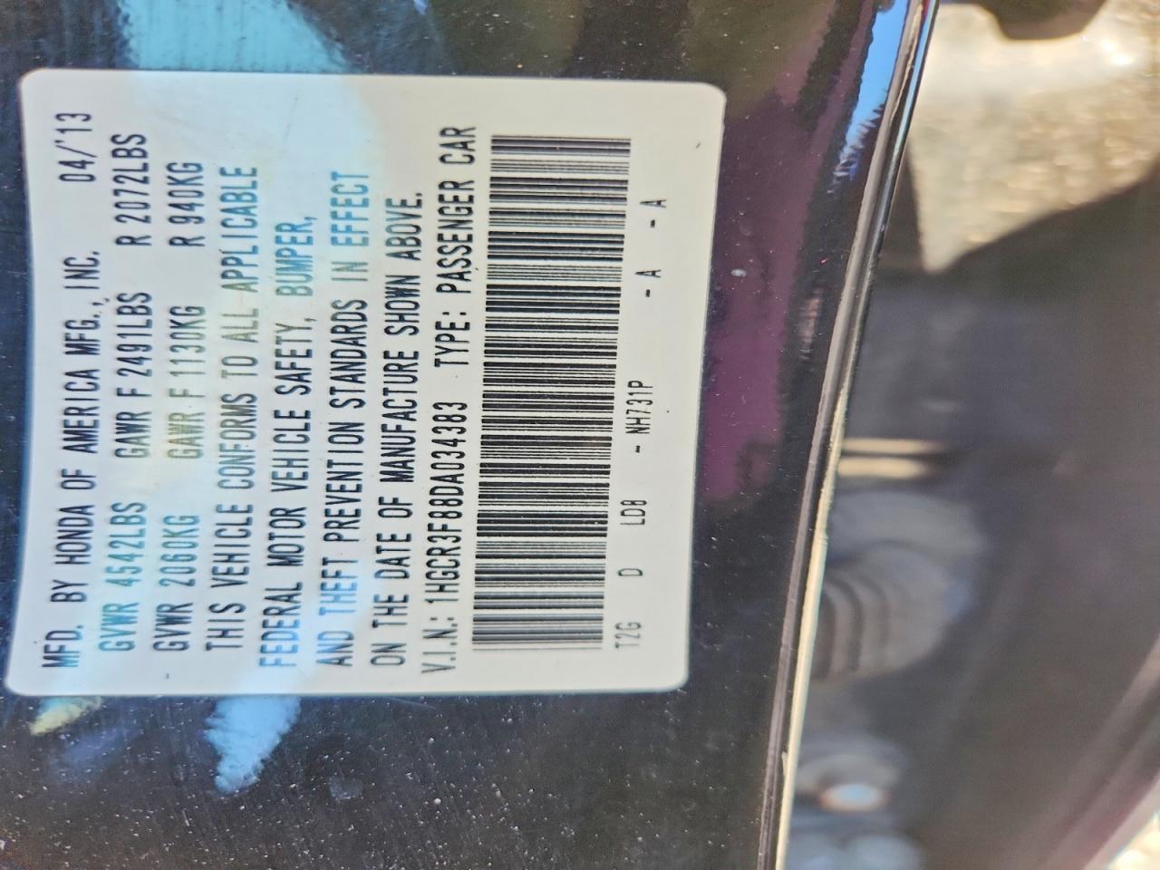 Honda Accord Exl
