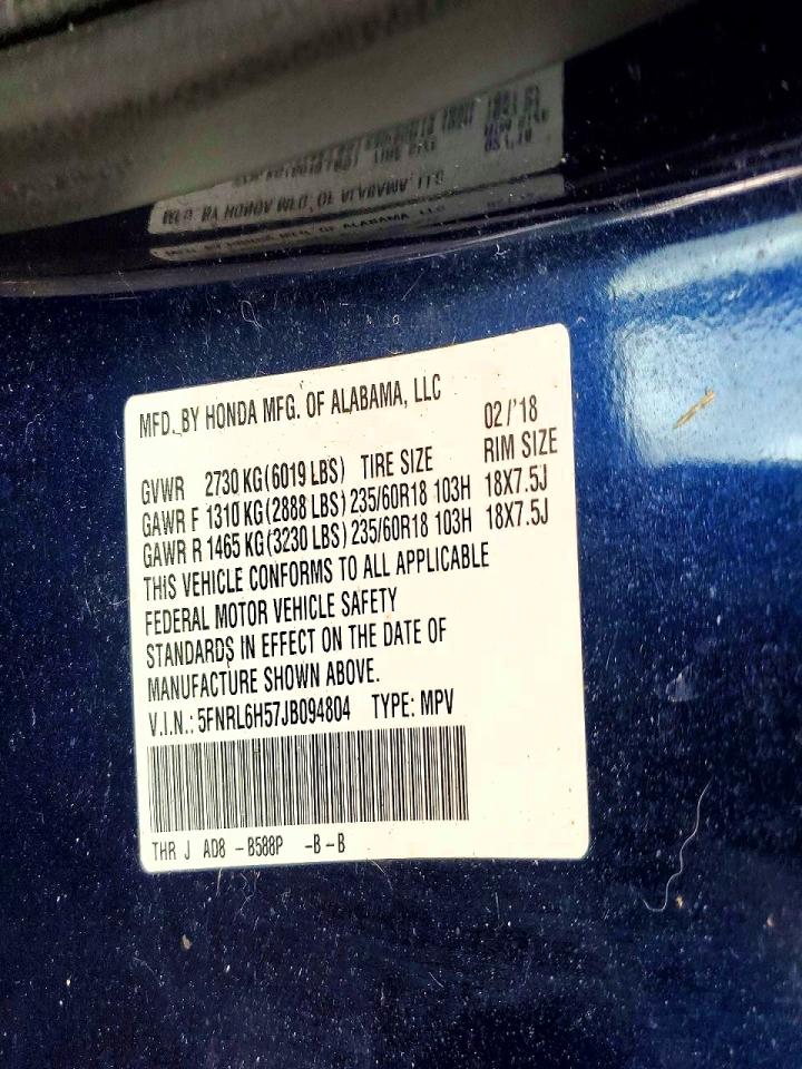 Honda Odyssey Ex