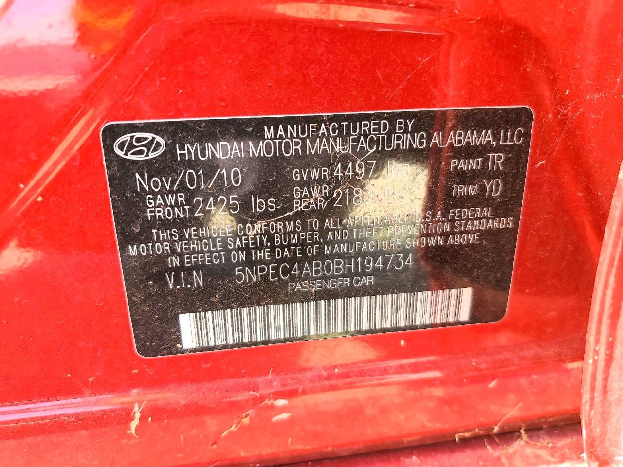Hyundai SONATA Limited 2.0t
