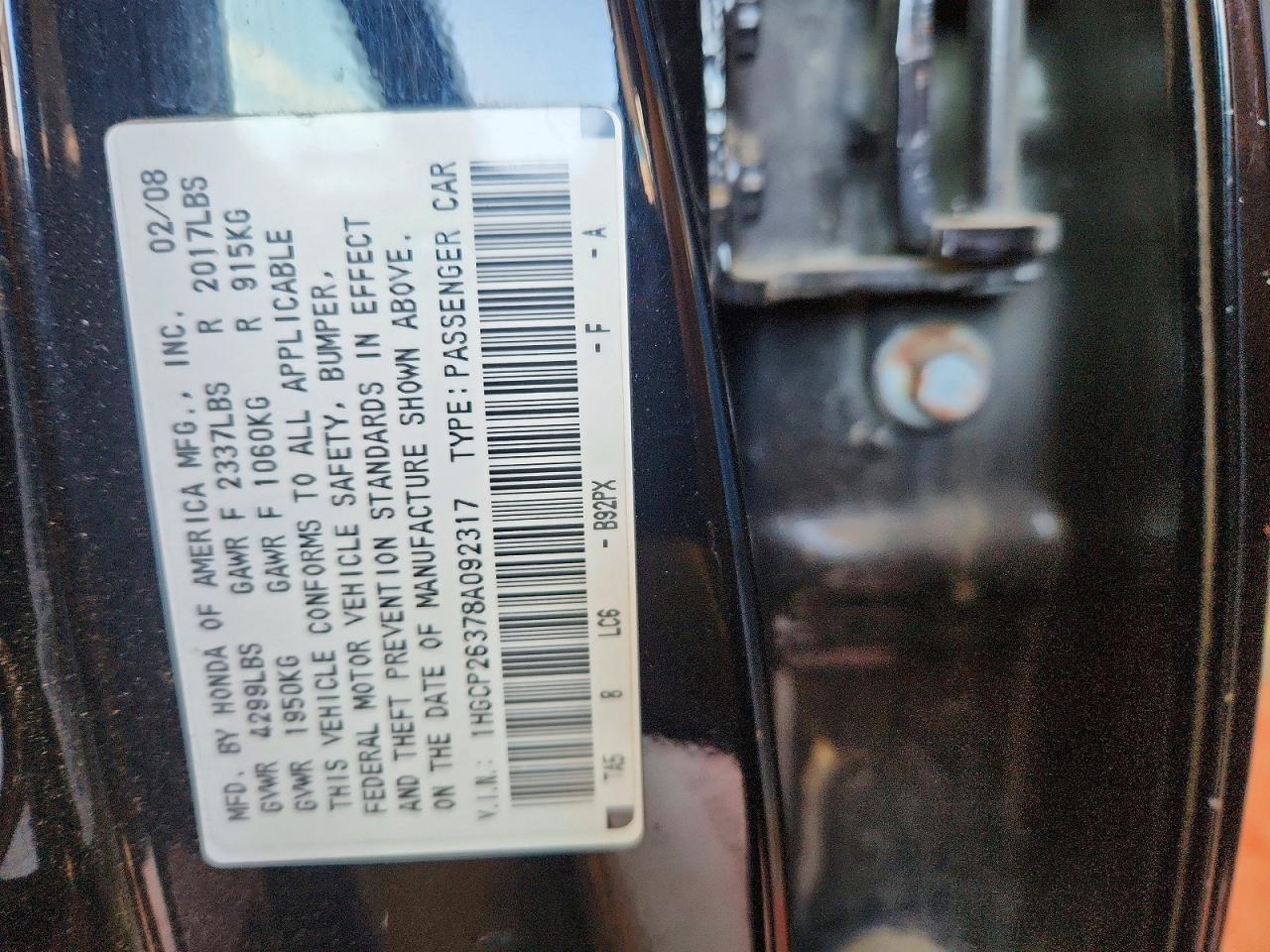 Honda Accord Lx
