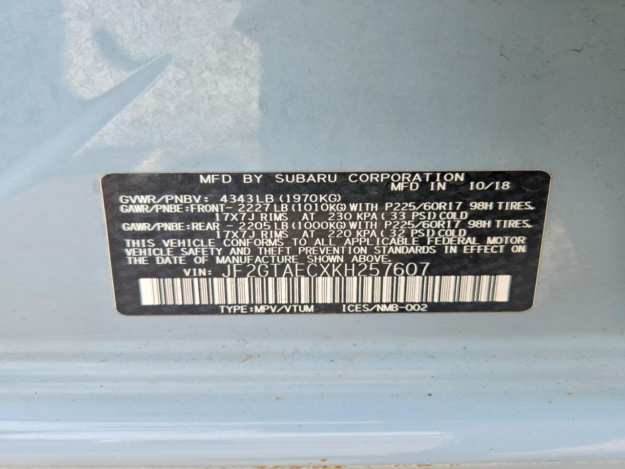 Subaru Crosstrek Premium