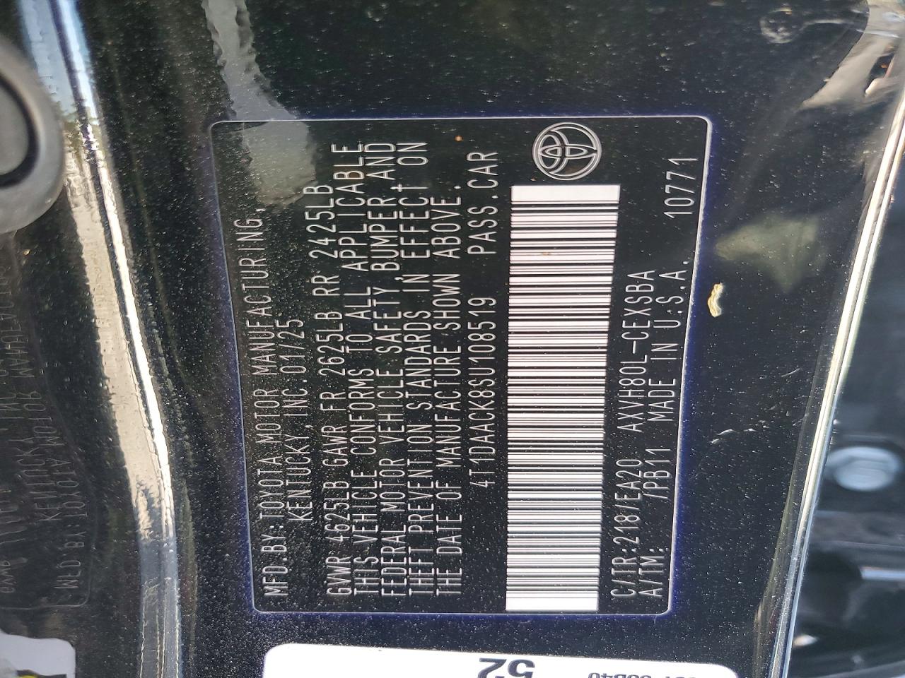 Toyota Camry Se