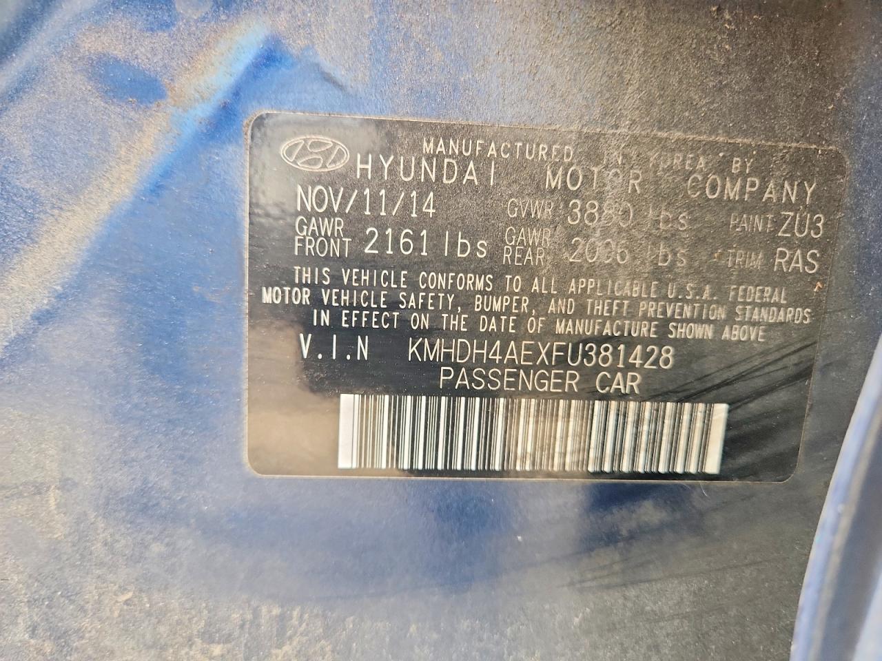 Hyundai ELANTRA Se