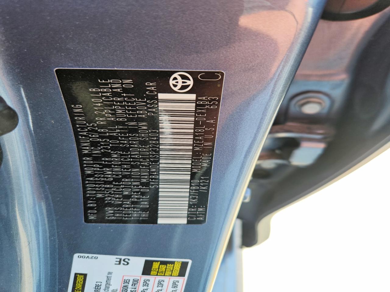 Toyota Corolla Le