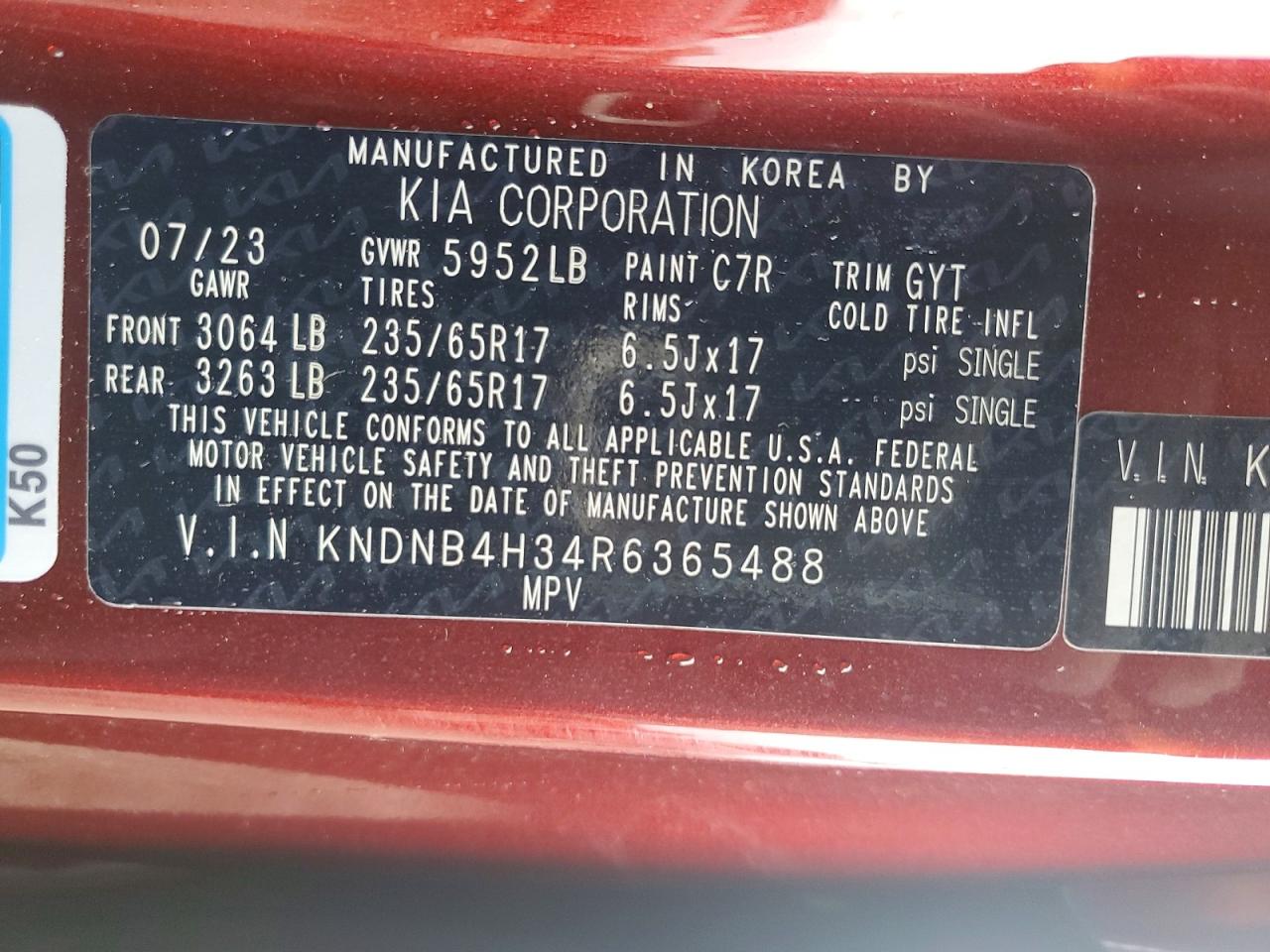 Kia Carnival Lx