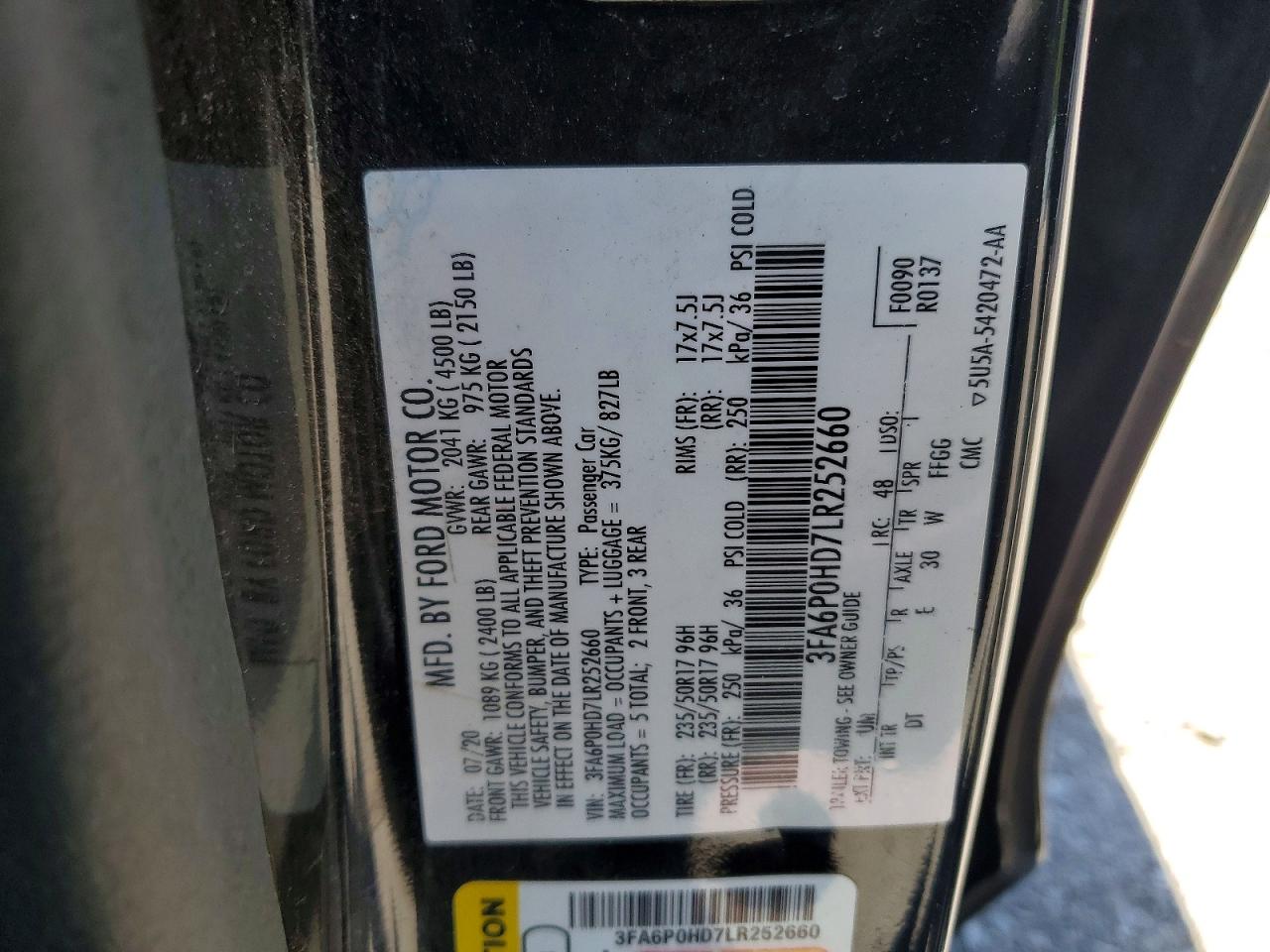 Ford Fusion Se