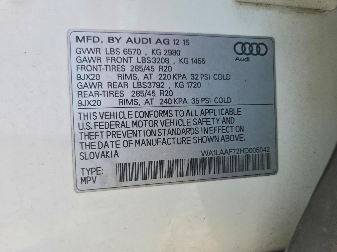 Audi Q7 Premium Plus