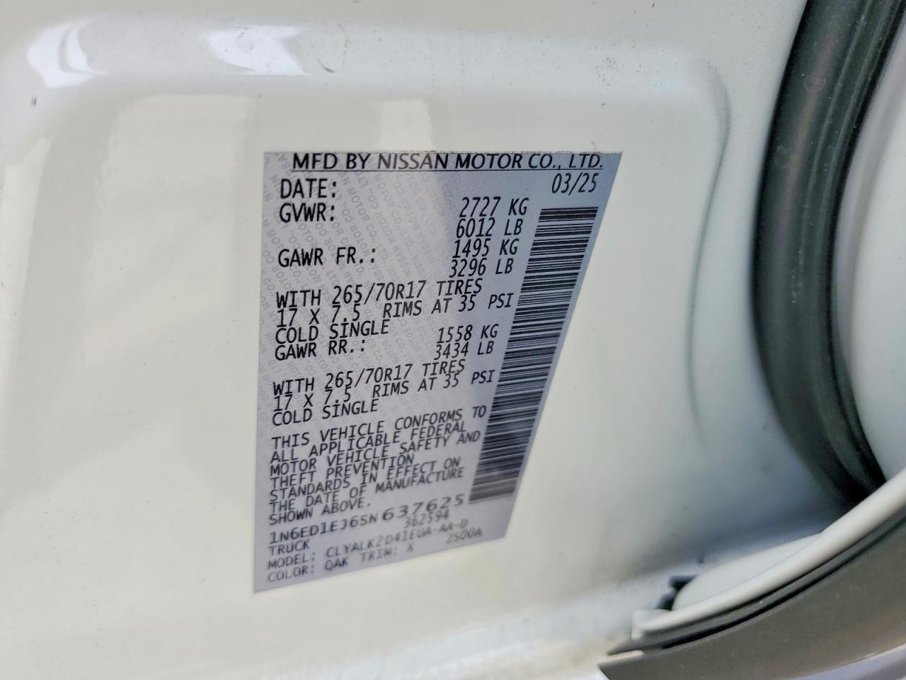 Nissan Frontier Pro-x