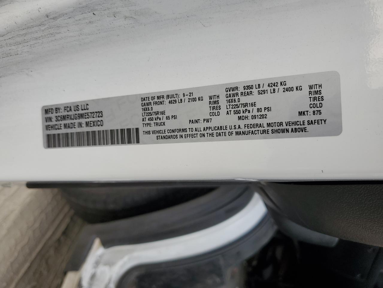 Ram Promaster 3500 High