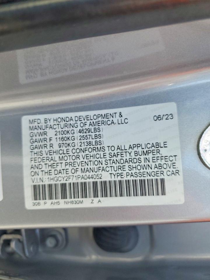 Honda Accord Hybrid Sport-l