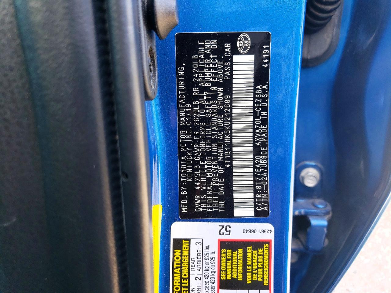 Toyota Camry L