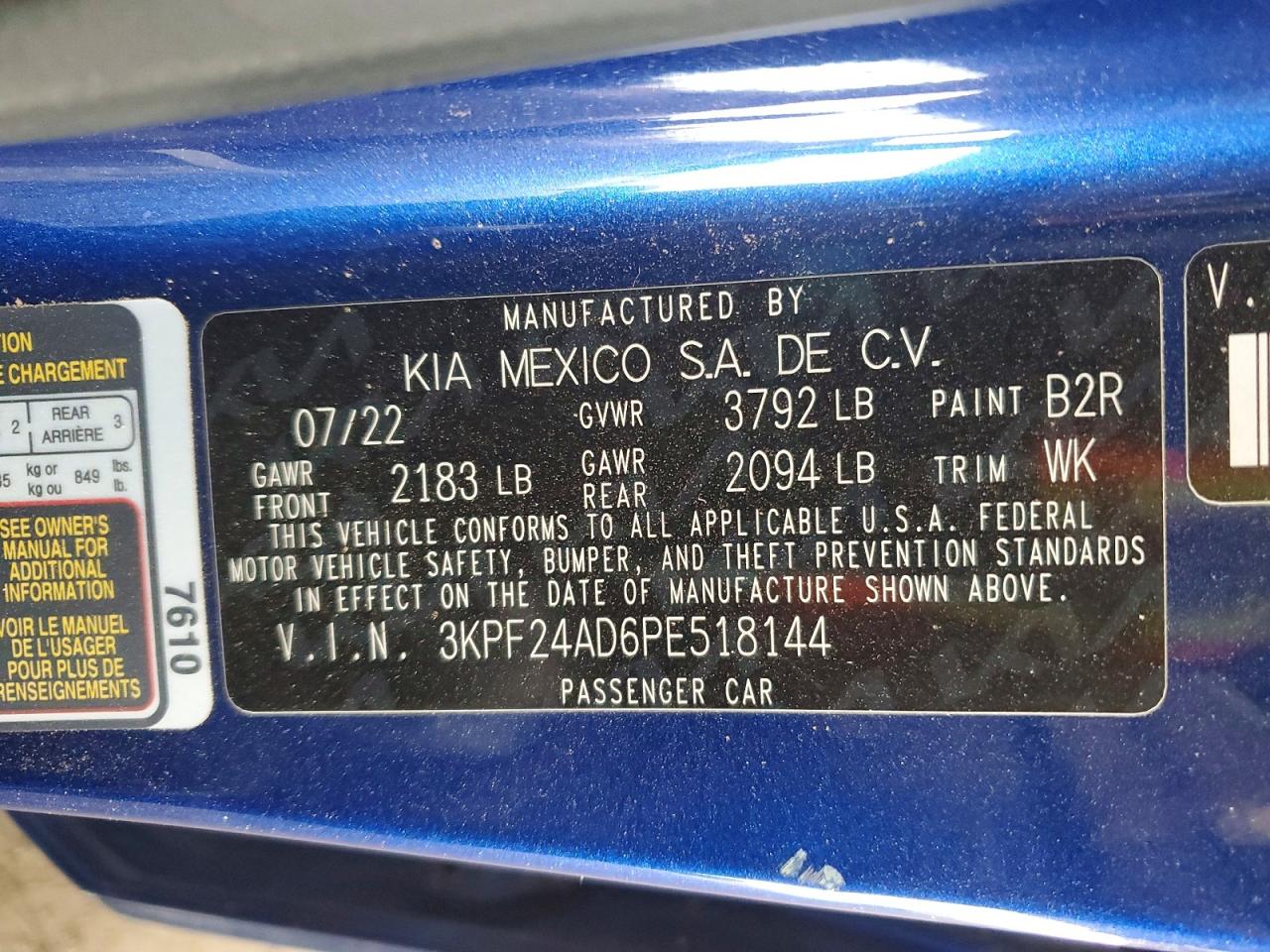 Kia Forte Lxs