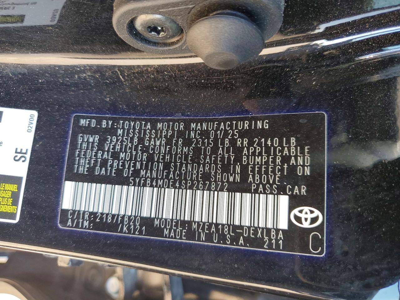 Toyota Corolla Le