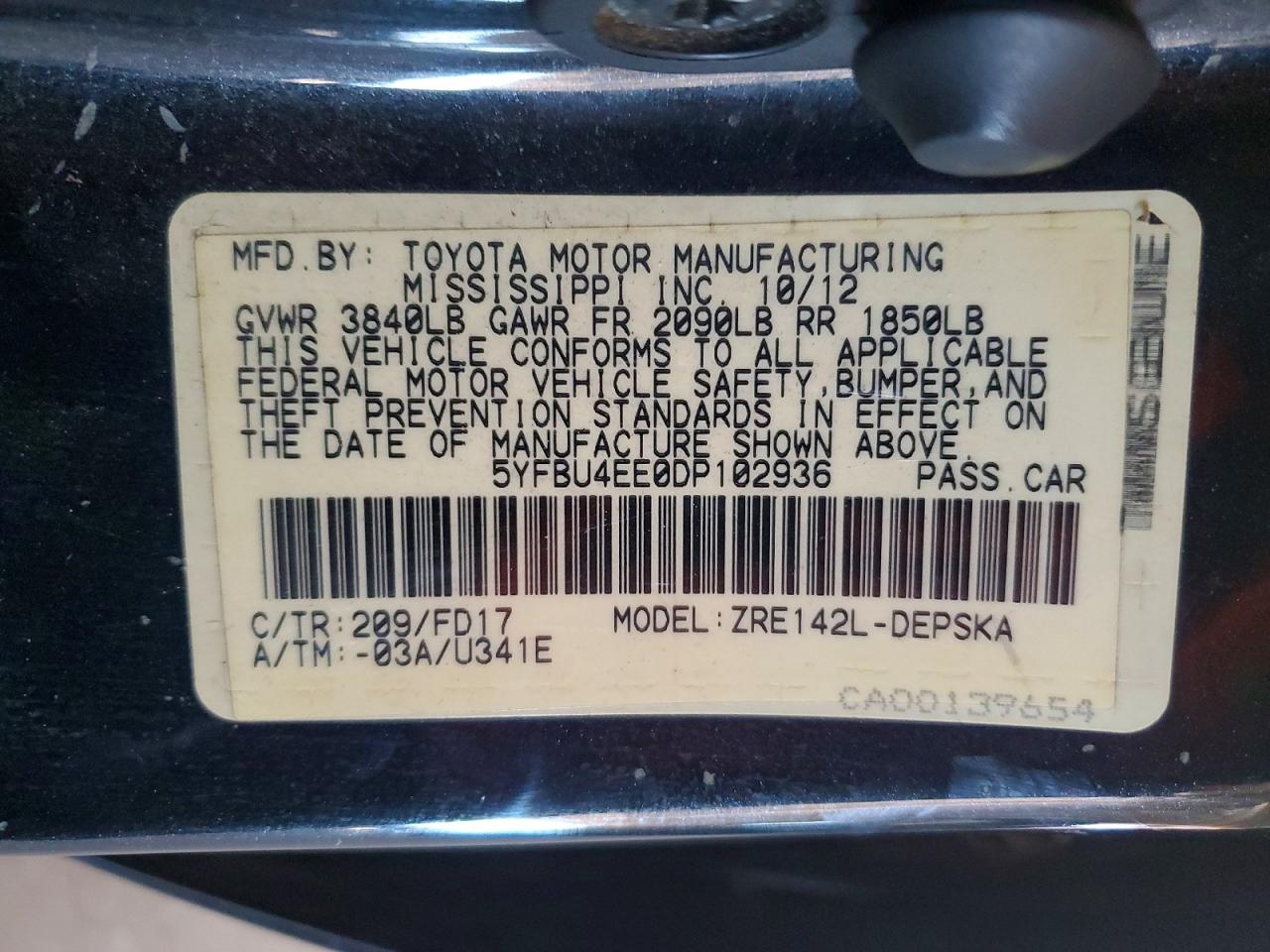Toyota Corolla S