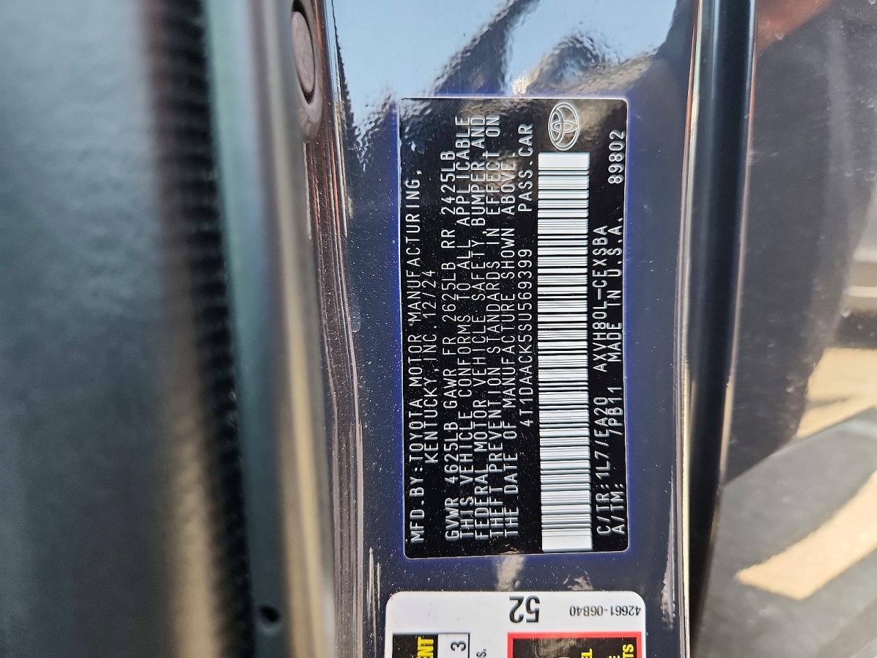 Toyota Camry Se