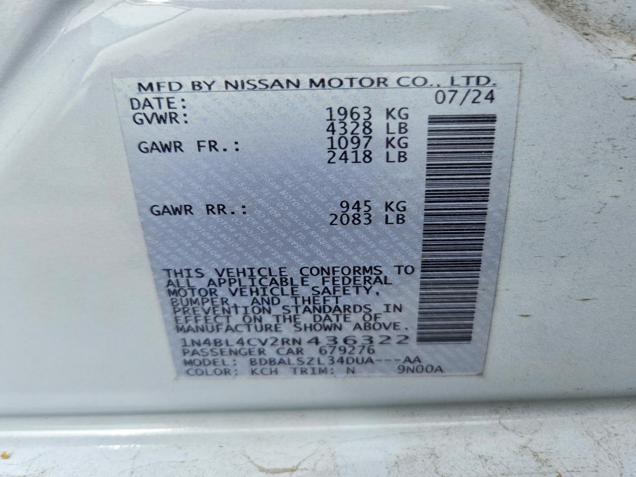 Nissan Altima Sr