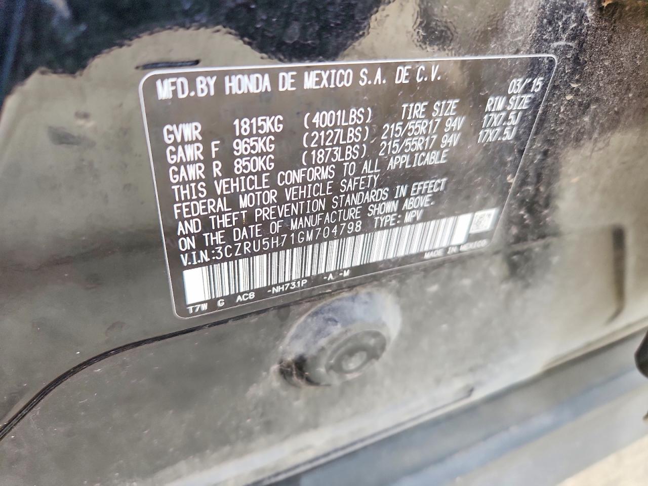 Honda HR-V Exl