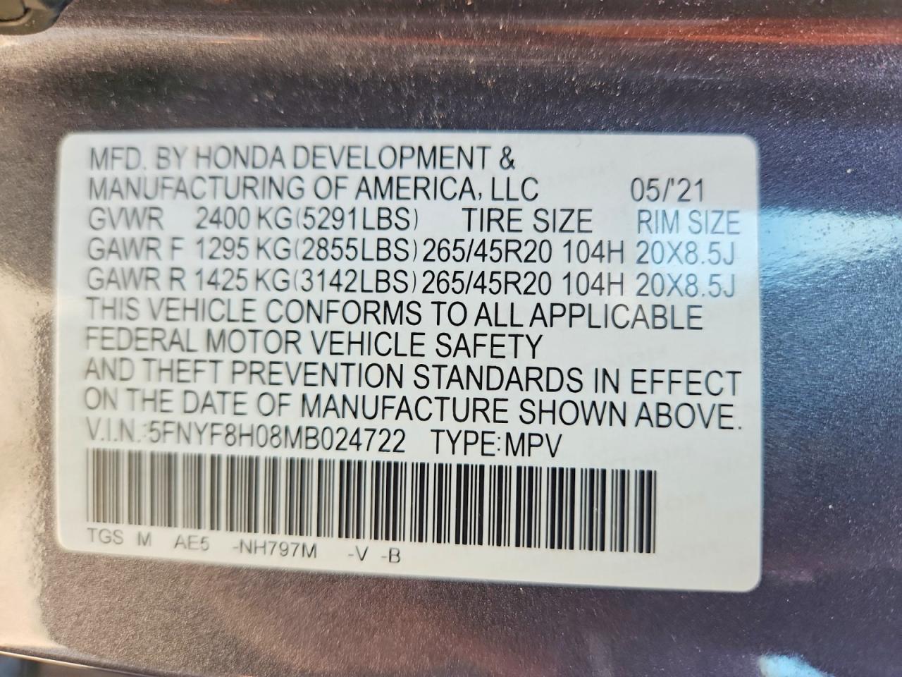 Honda Passport Elite