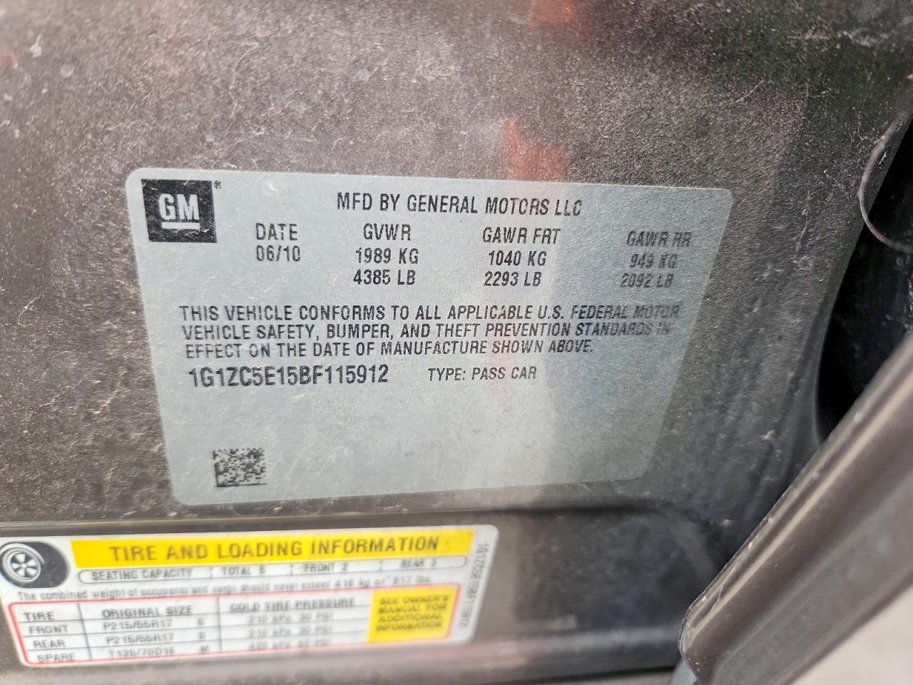 Chevrolet Malibu 1lt
