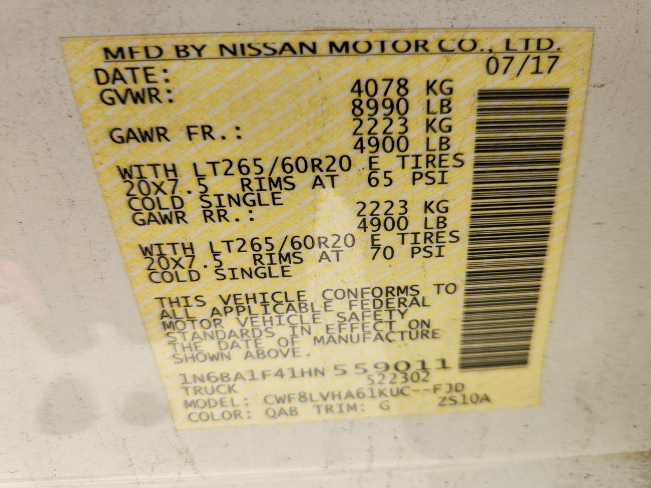 Nissan Titan Sl