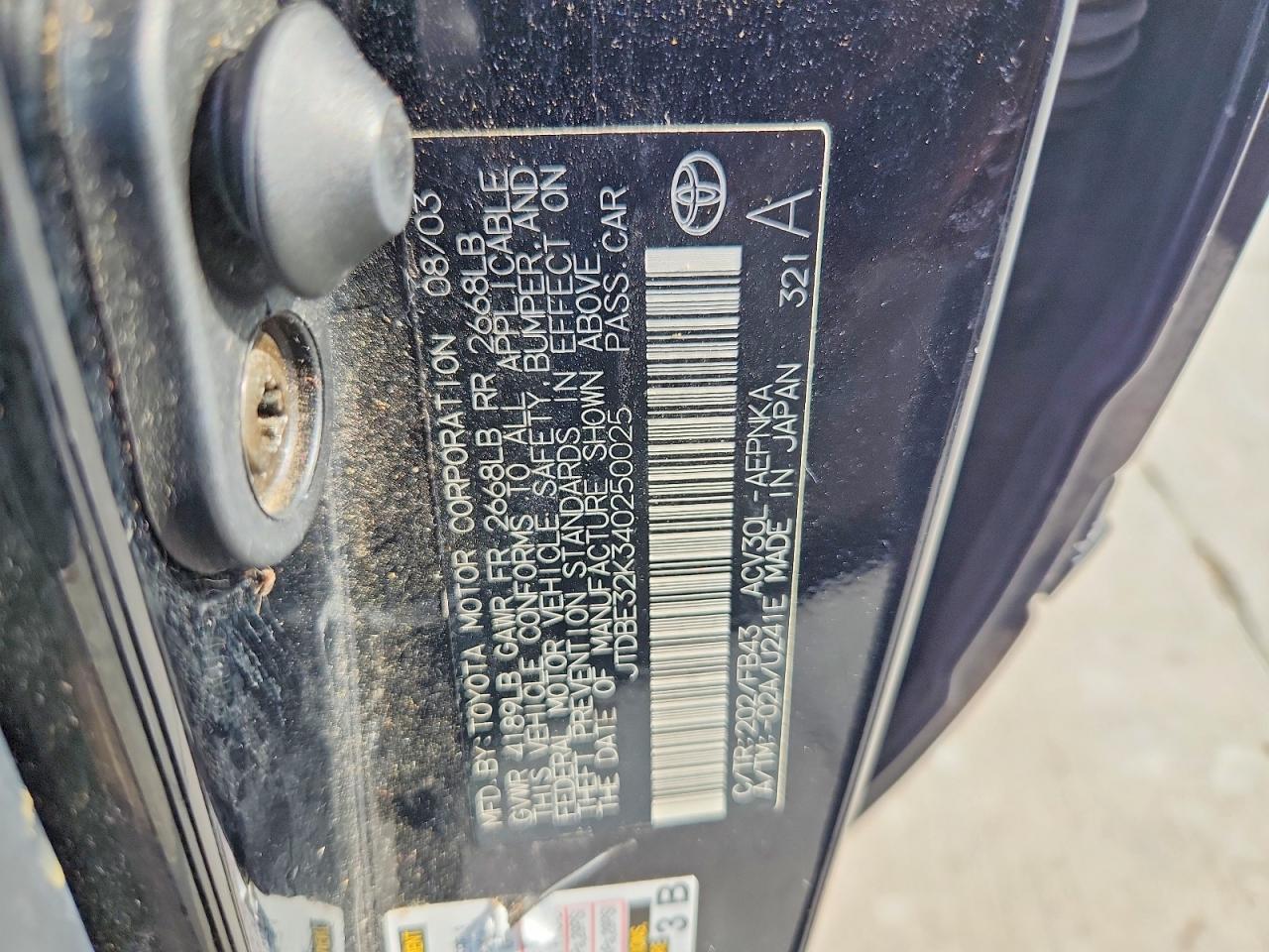 Toyota Camry Le