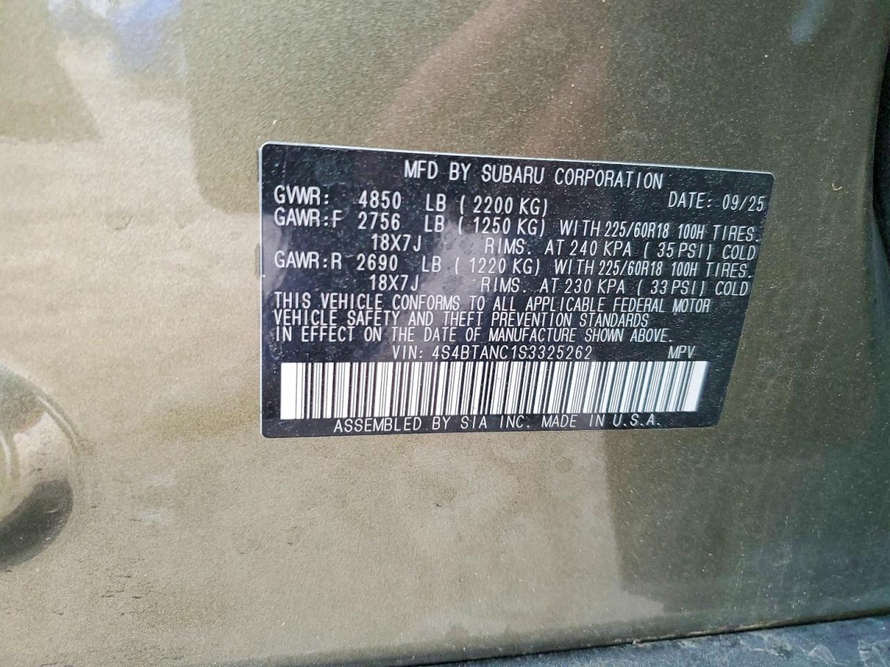 Subaru Outback Limited