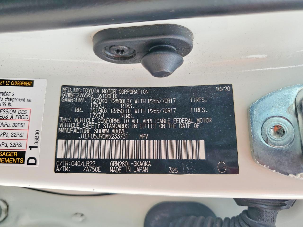 Toyota 4Runner Sr5 Premium