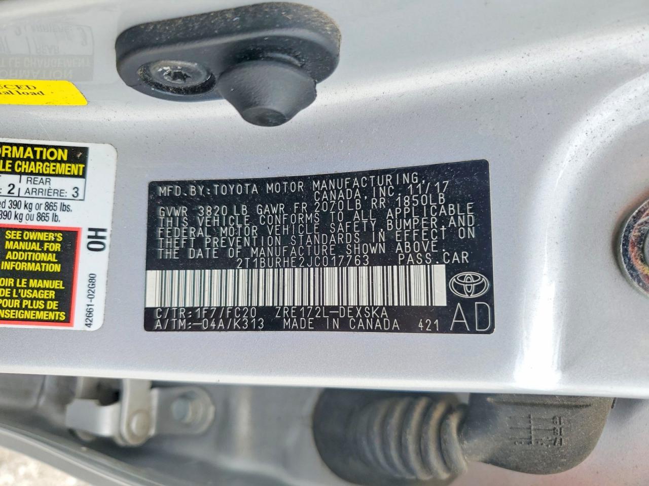 Toyota Corolla Se