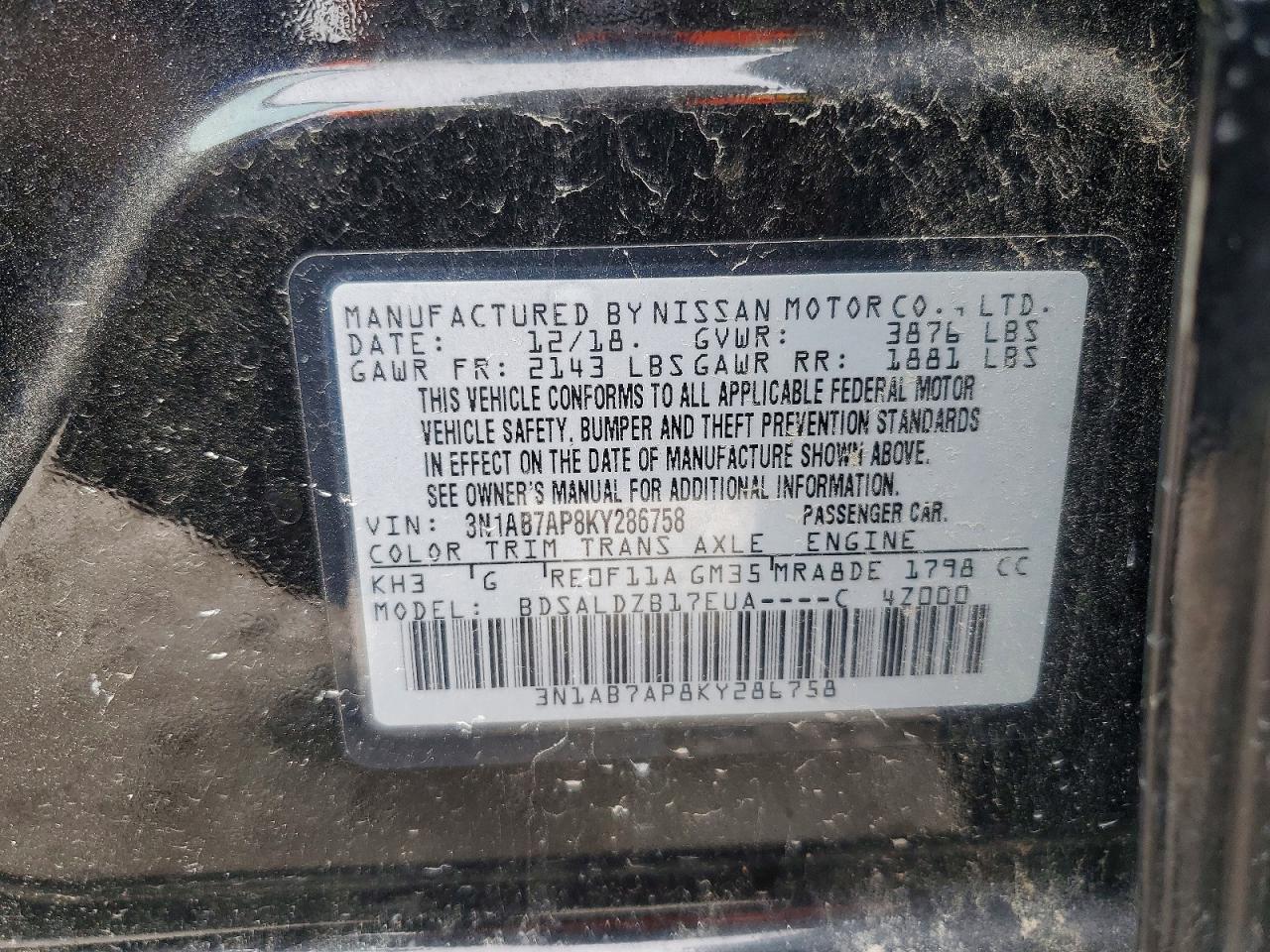 Nissan Sentra Sv