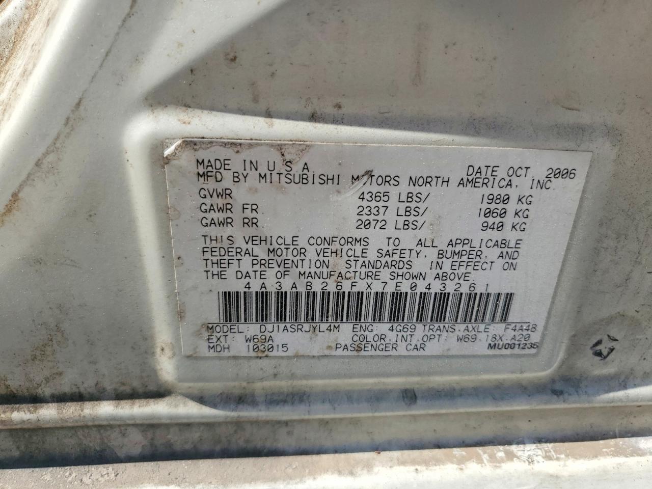 Mitsubishi Galant De