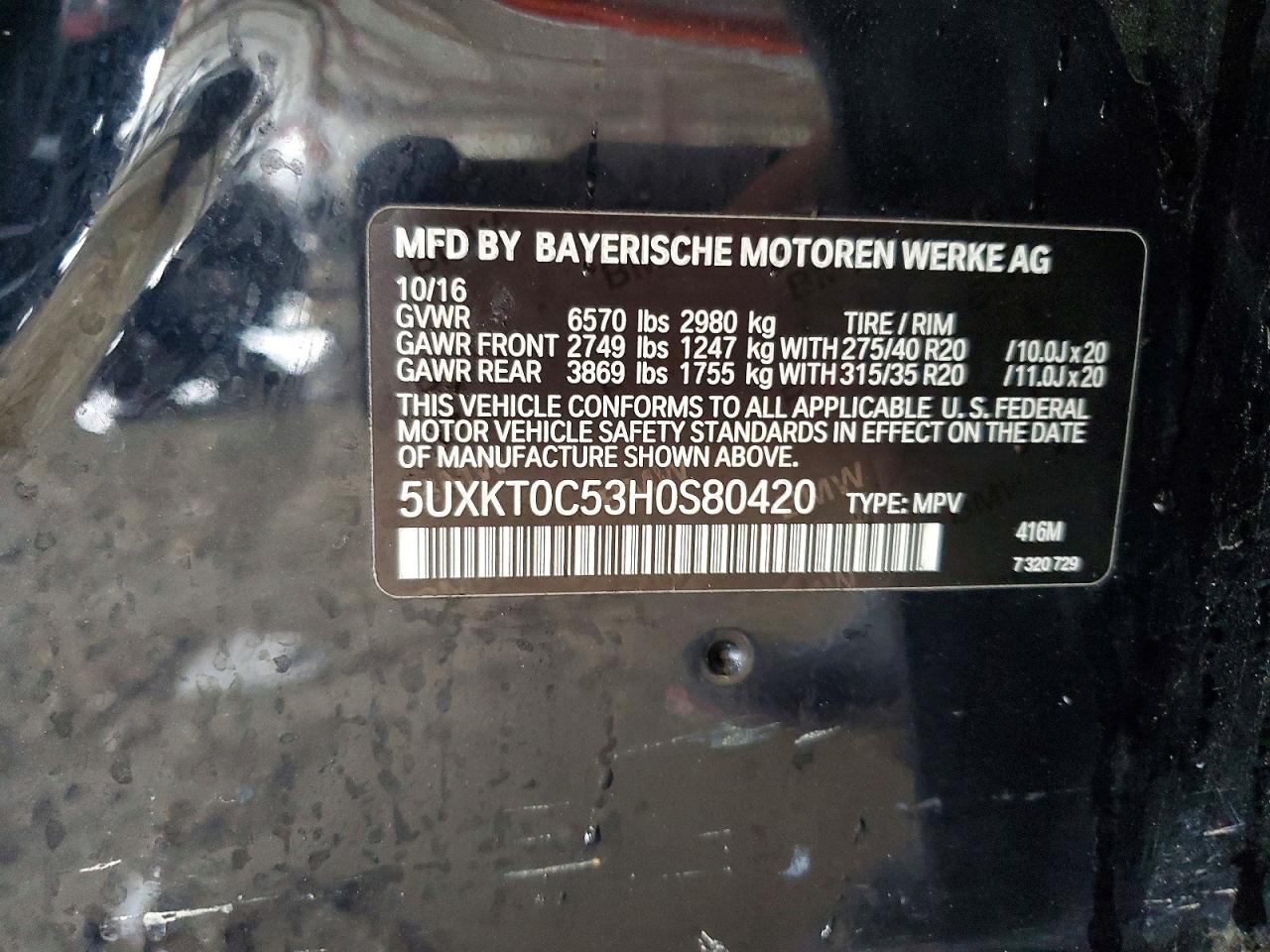 BMW X Series Xdr40e