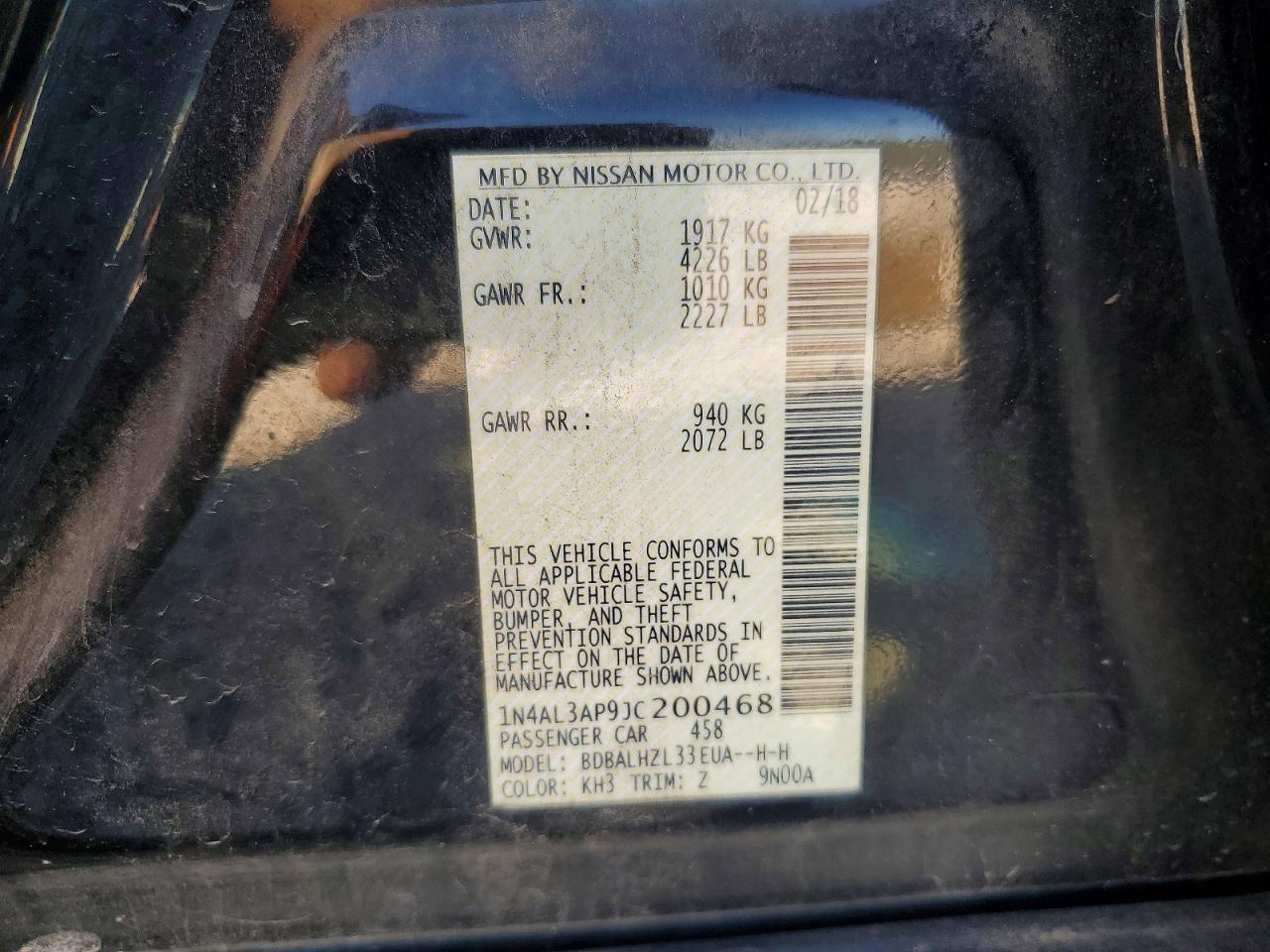 Nissan Altima 2.5 Sr