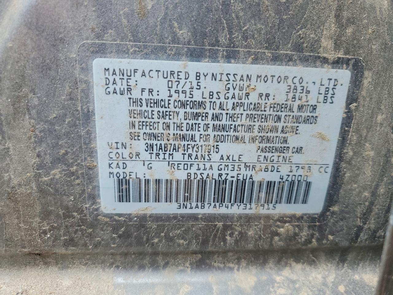 Nissan Sentra Sr