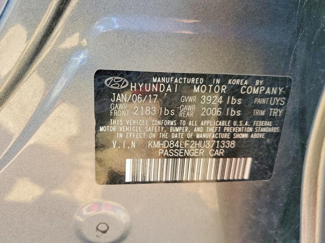 Hyundai ELANTRA Value Edition
