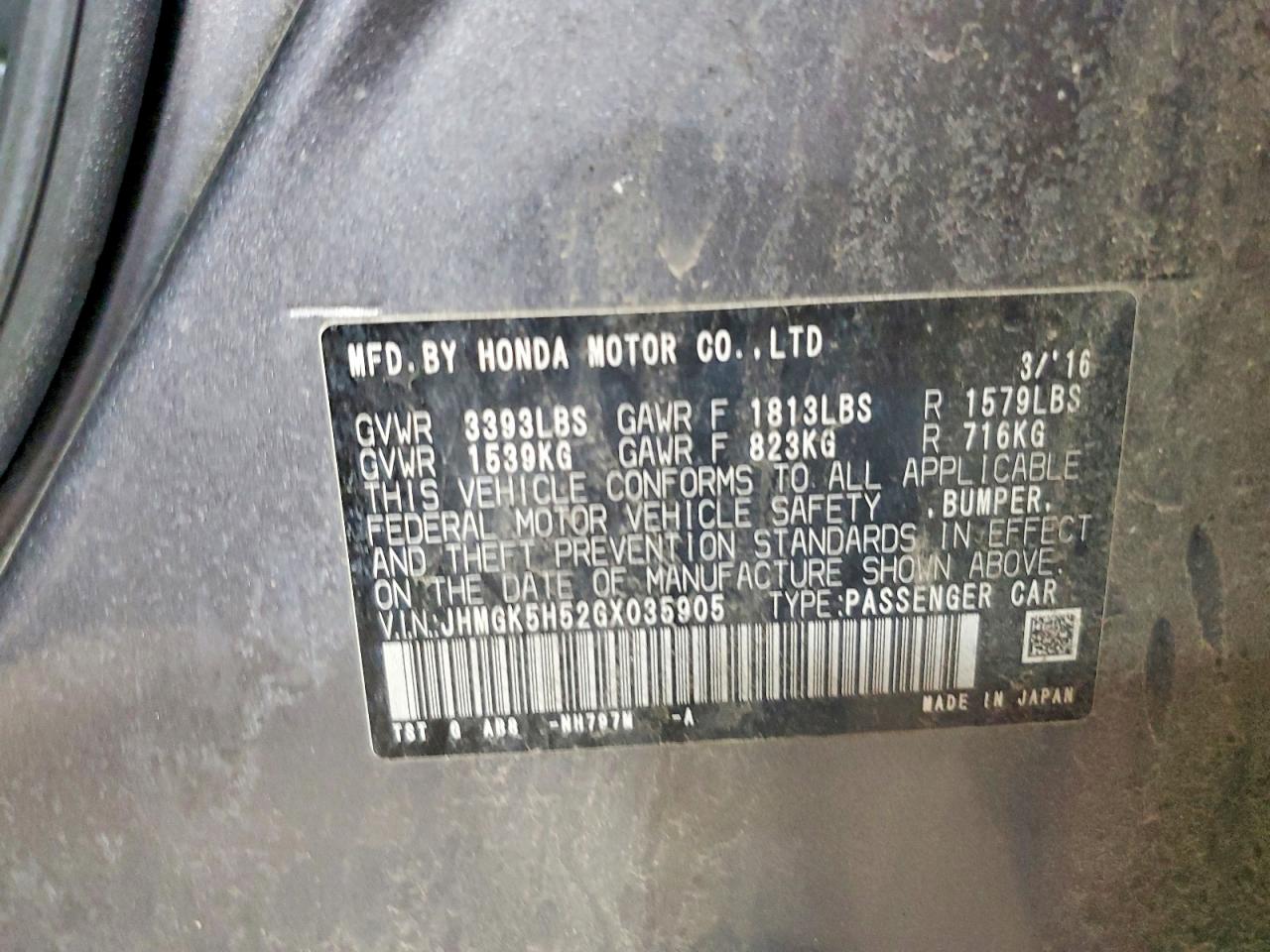 Honda Fit Lx