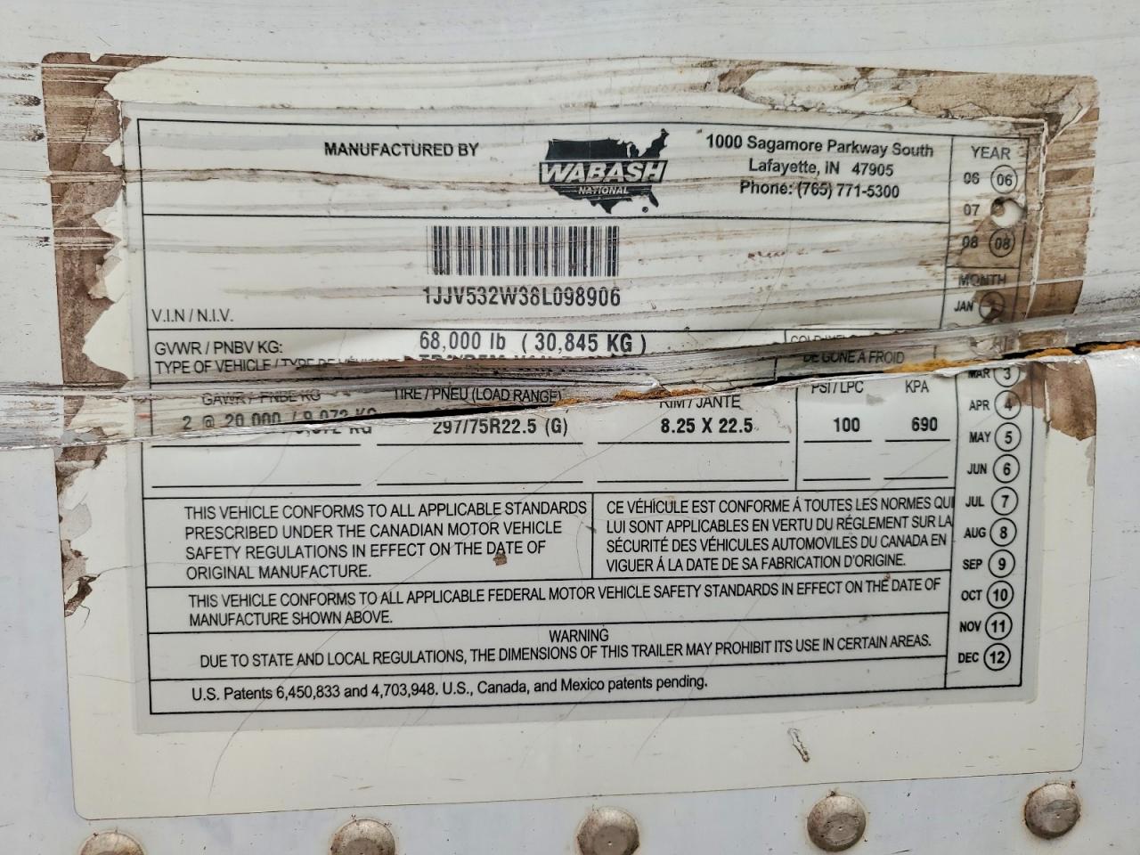 Wabash Reefer Reefer Trl