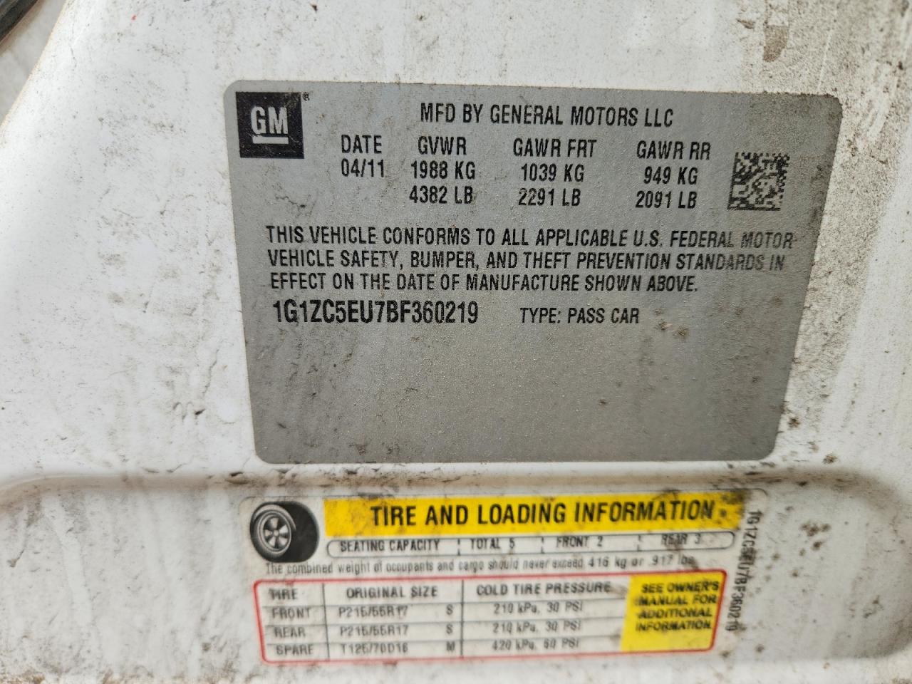 Chevrolet Malibu 1lt