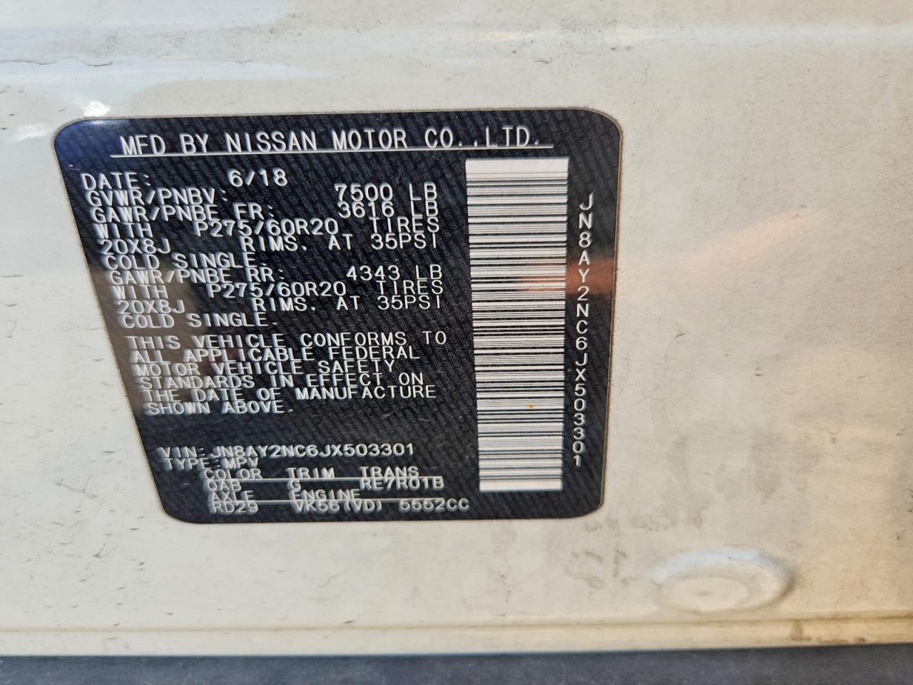 Nissan Armada Sv