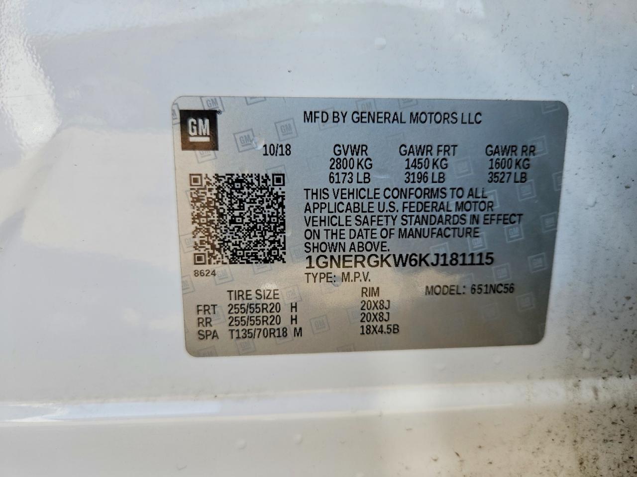 Chevrolet Traverse Lt