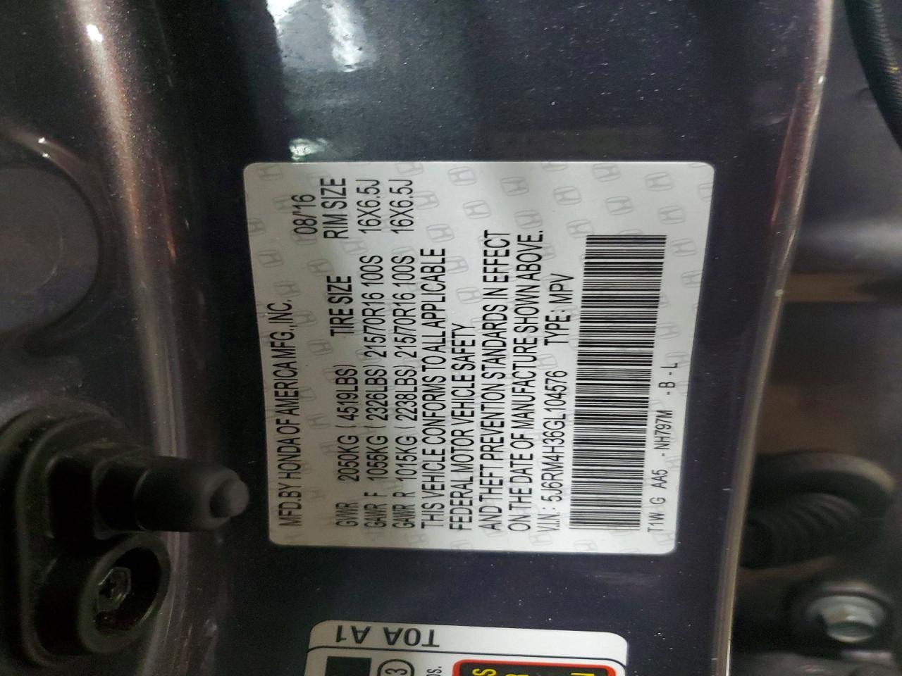 Honda Crv Lx