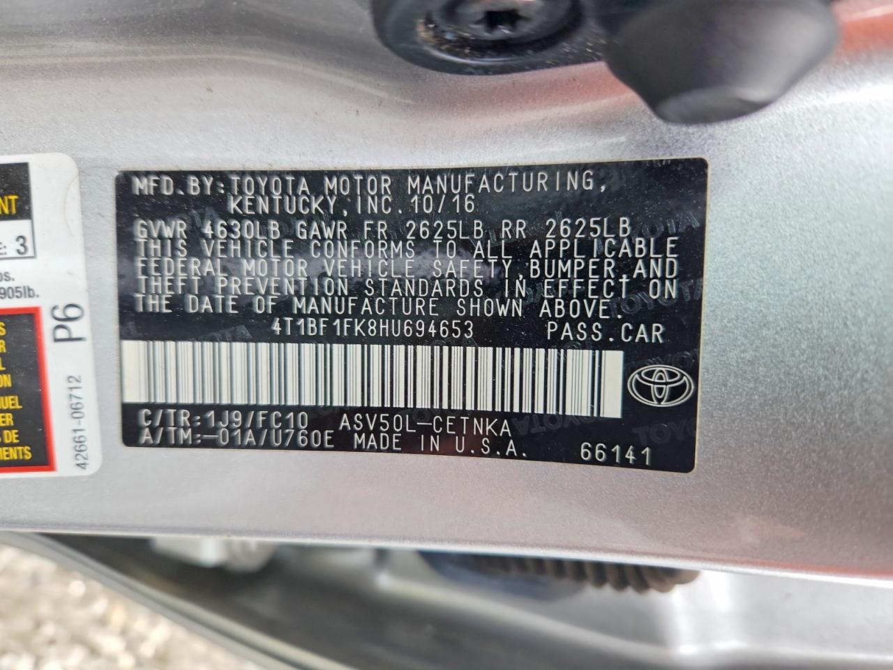 Toyota Camry Le