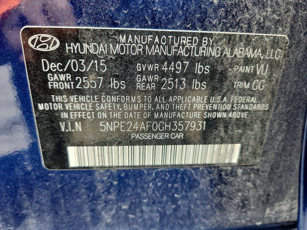Hyundai SONATA Se