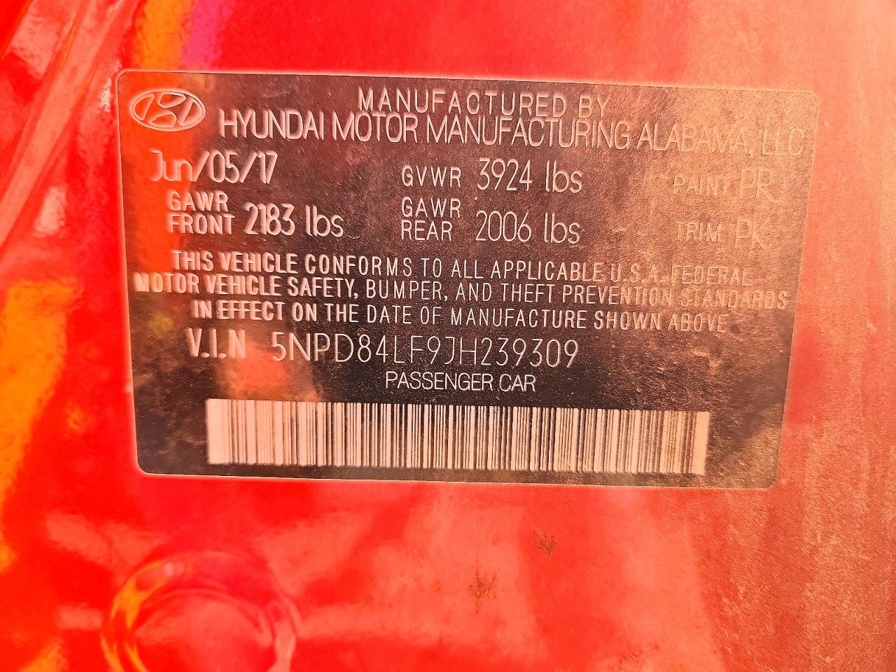 Hyundai ELANTRA Sel