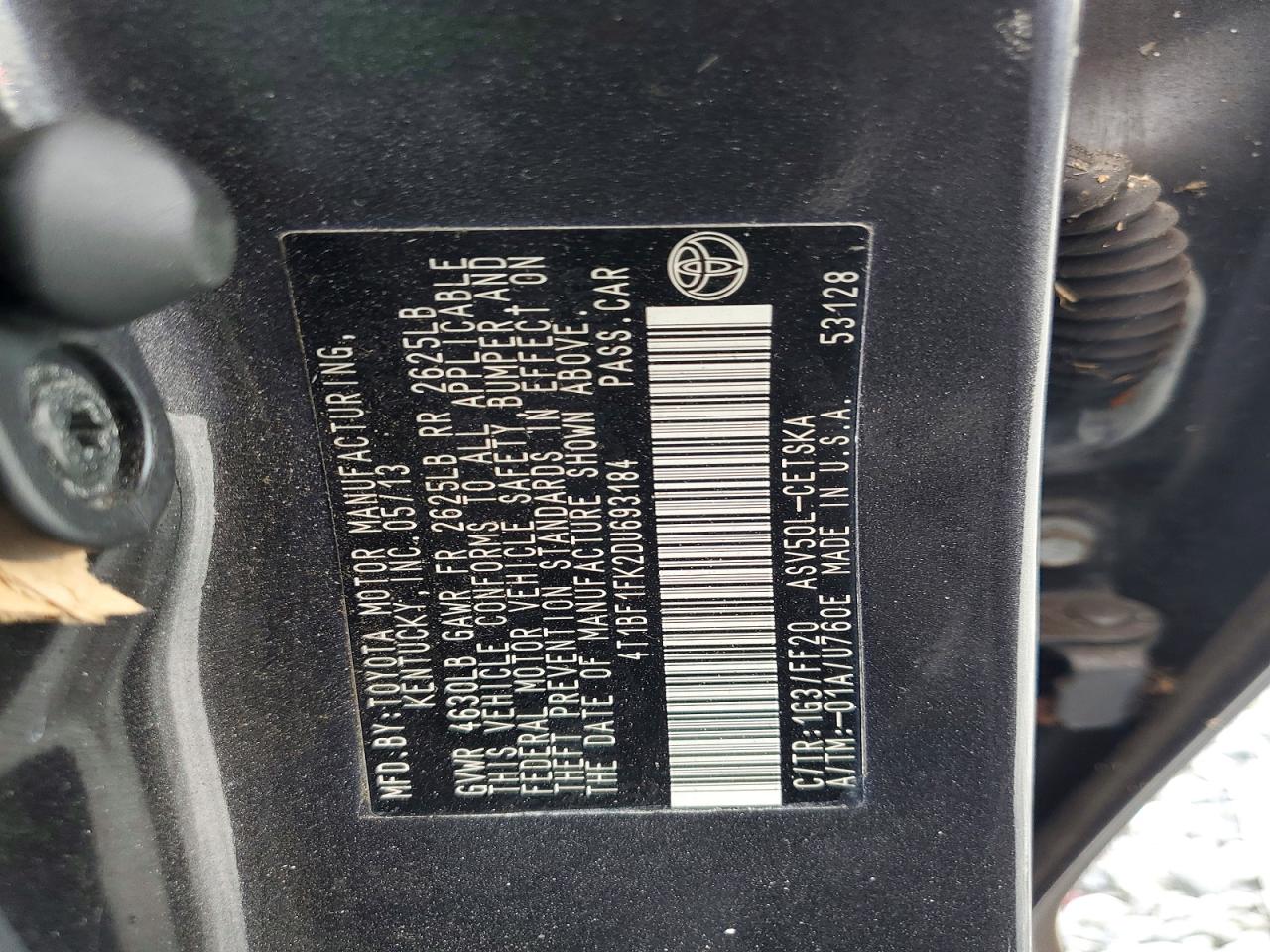 Toyota Camry Se