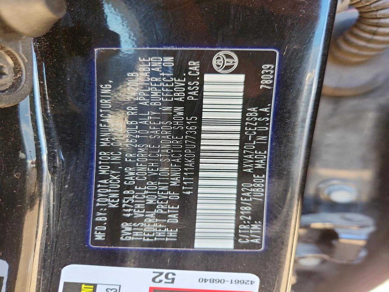 Toyota Camry Se