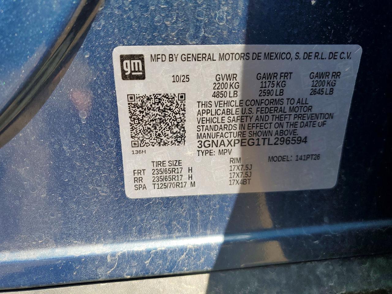 Chevrolet Equinox Lt